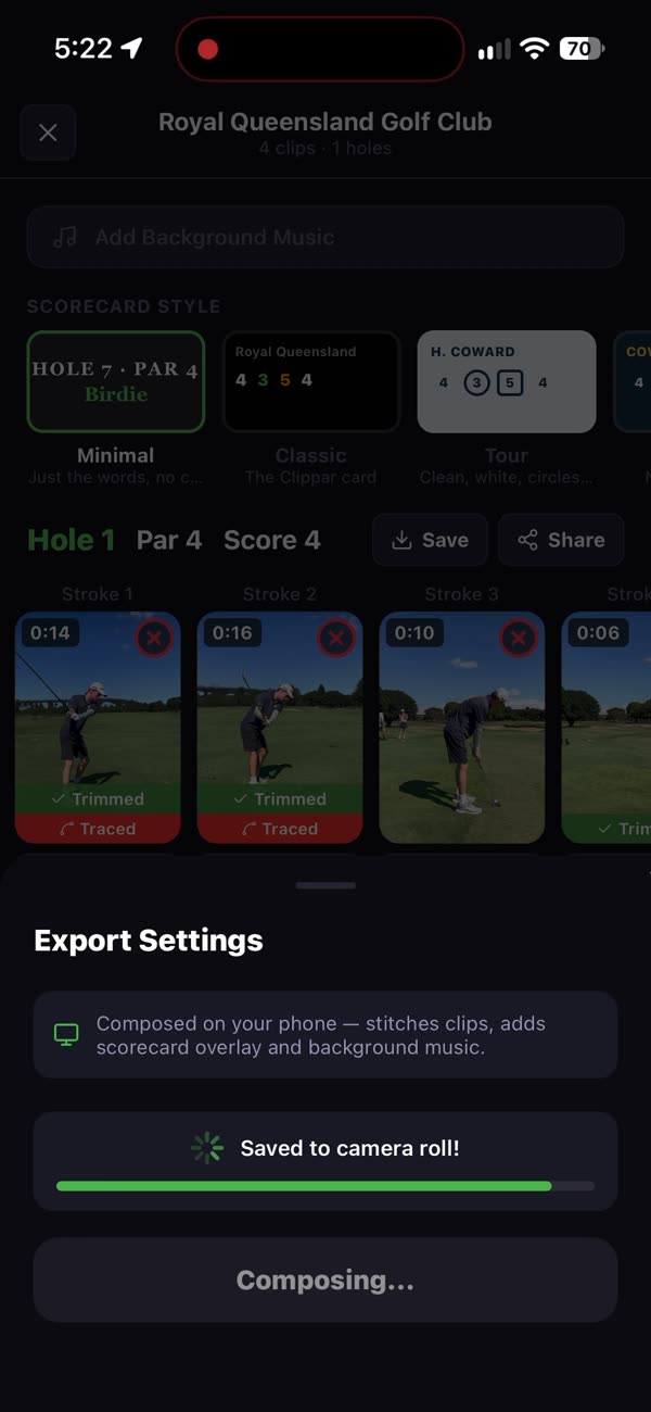 Exporting from Clippar